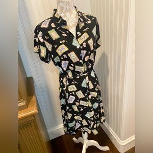 Vintage Twyla Blu Seaside Shirt Dress. 🐚